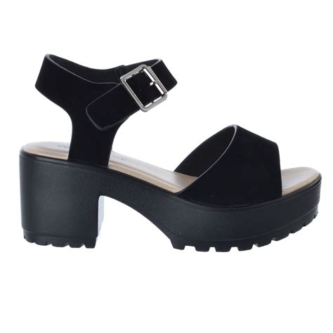 mid heel platform sandals.